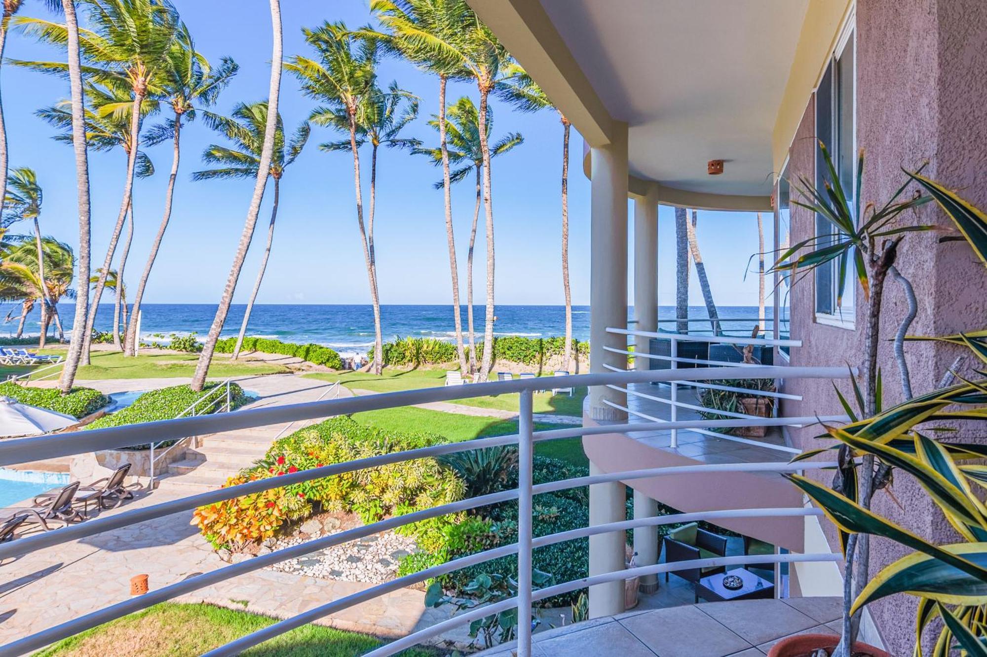 Truly Beachfront At Quiet Beach Apartment Cabarete Exterior photo